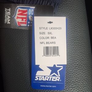 Starter NFL Bears Team Apparel 5XL Blue